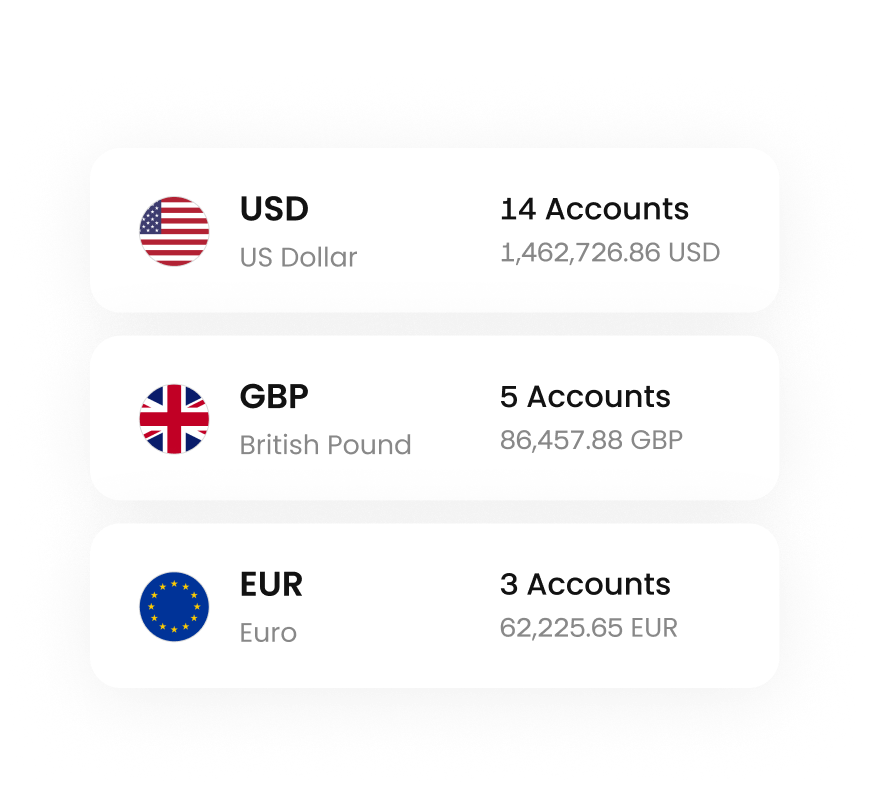 Unlock multi-currency accounts for your users