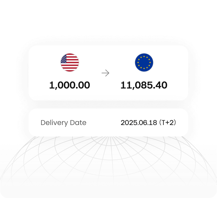 Scheduled currency exchange
